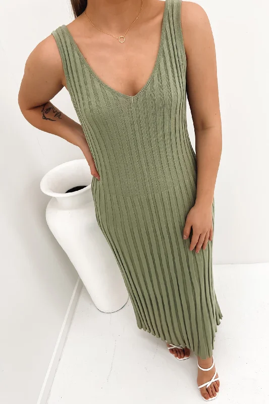 Finn Midi Dress Sage