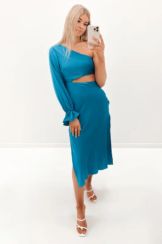 Jemmah Midi Dress Blue