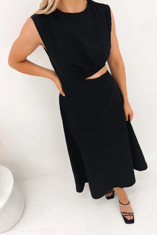 Max Midi Dress Black