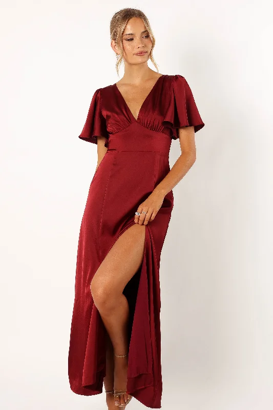 Casper Maxi Dress - Wine