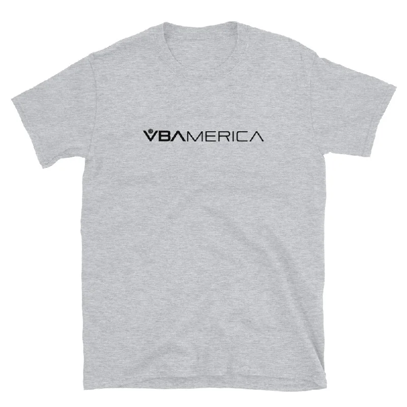 VBAmerica Black Logo Short-Sleeve T-Shirt