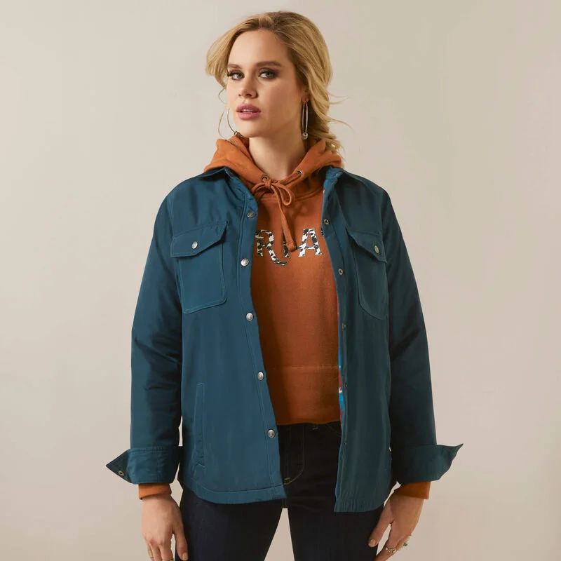 Ariat Women's Dilon Shirt Jacket - Teal