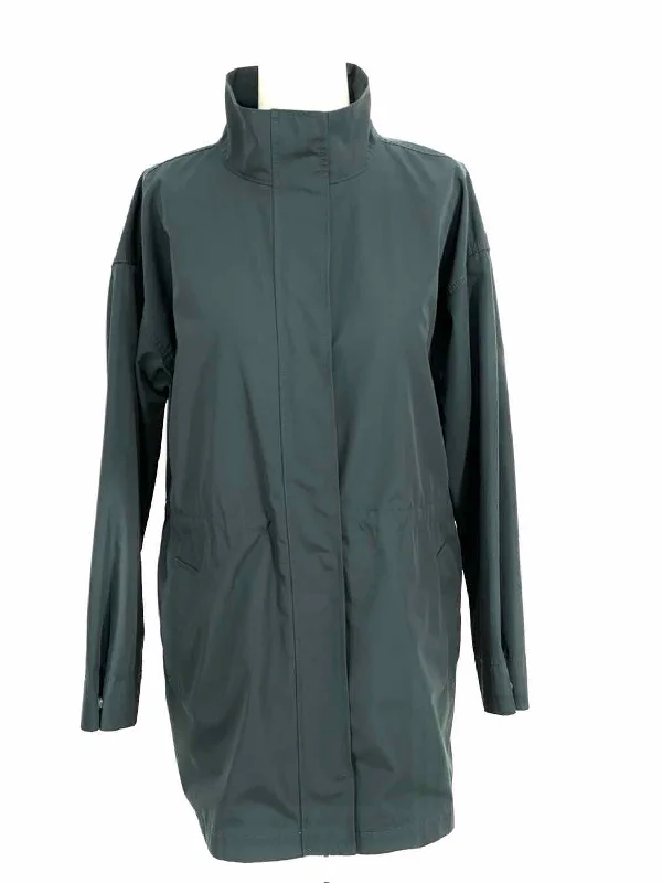 Eileen Fisher Women's Green Rain Drawstring Size XS Jacket