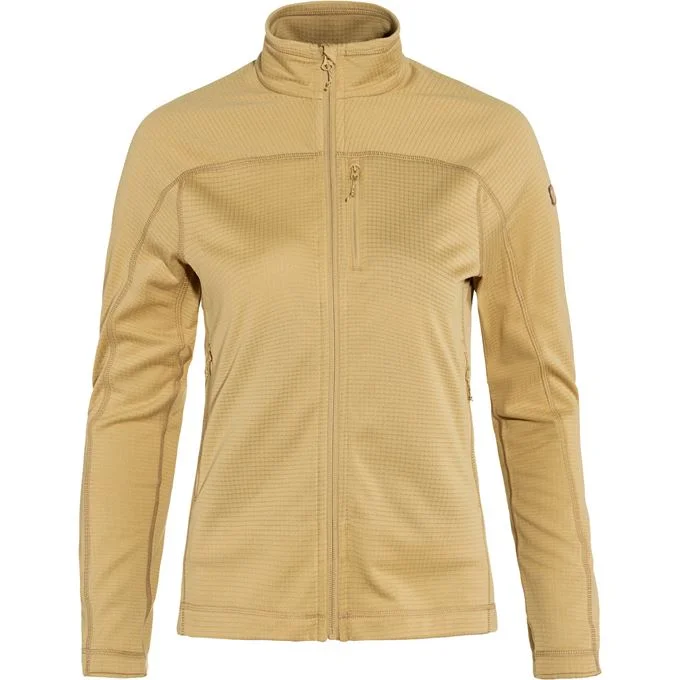 Fjallraven Women's Abisko Lite Fleece Jacket in Dune Beige