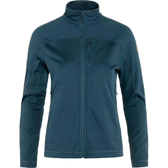 Fjallraven Women's Abisko Lite Fleece Jacket in Indigo Blue