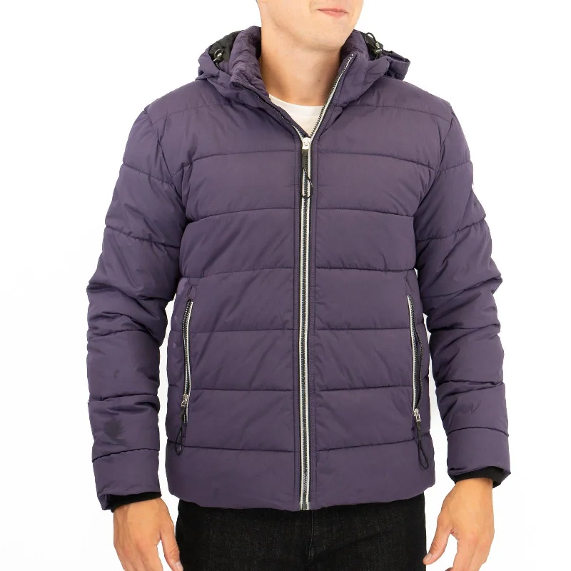 GANT Mens Jacket Coat Active Cloud Padded Purple