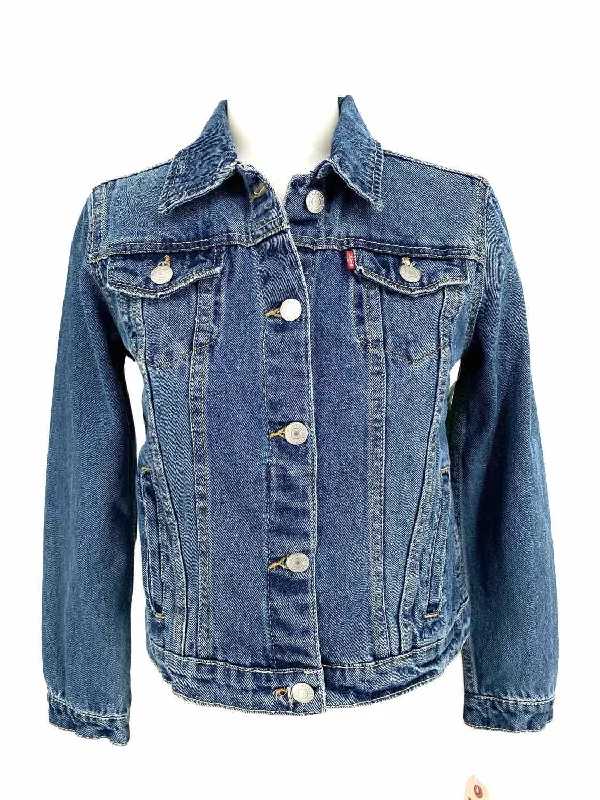 Levi Women's Denim Button Down Cotton Size XS Jacket