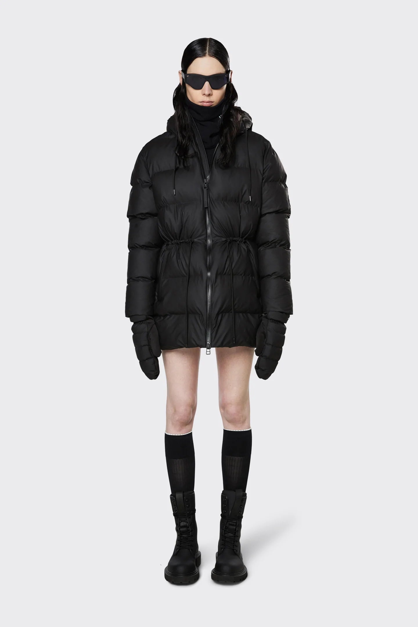 PUFFER W JACKET BLACK