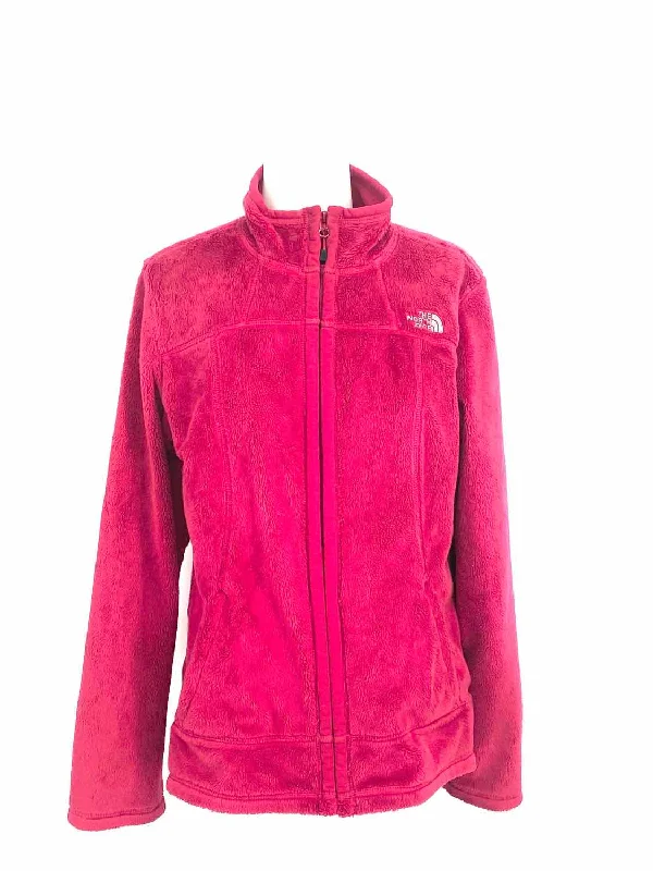 The North Face Women's Hot Pink Zip Fuzzy Size M Jacket