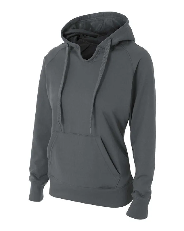 A4 NW4245 Womens Tech Fleece Hoodie - Graphite