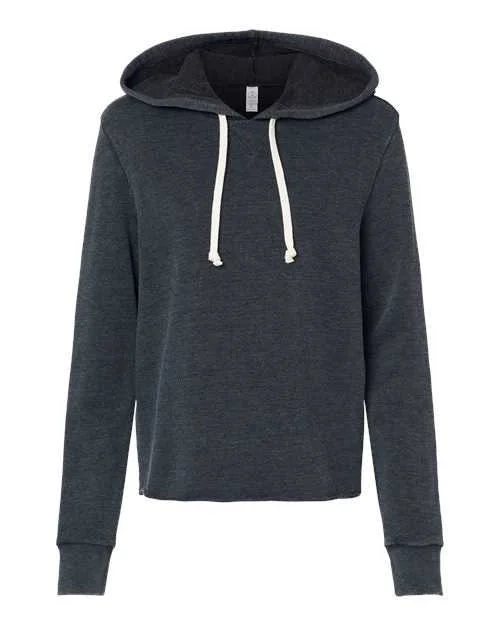 Alternative 8628 Womens Day Off Mineral Wash French Terry Hooded Sweatshirt - Dark Navy New