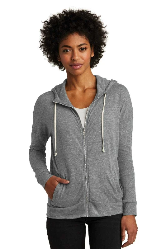 Alternative AA2896 Women's Eco-Jersey Cool-Down Zip Hoodie - Eco Gray