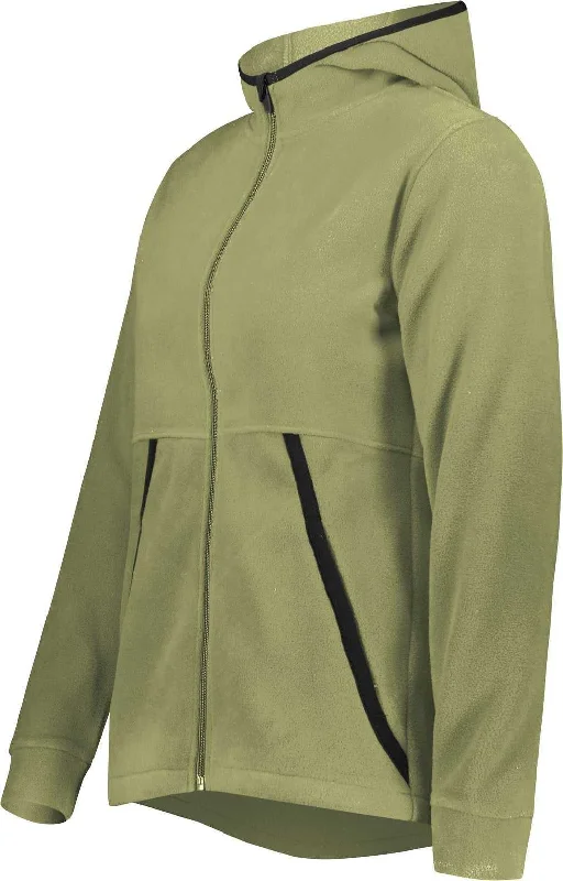 Augusta 6860 Ladies Chill Fleece 2.0 Full Zip Hoodie - Olive