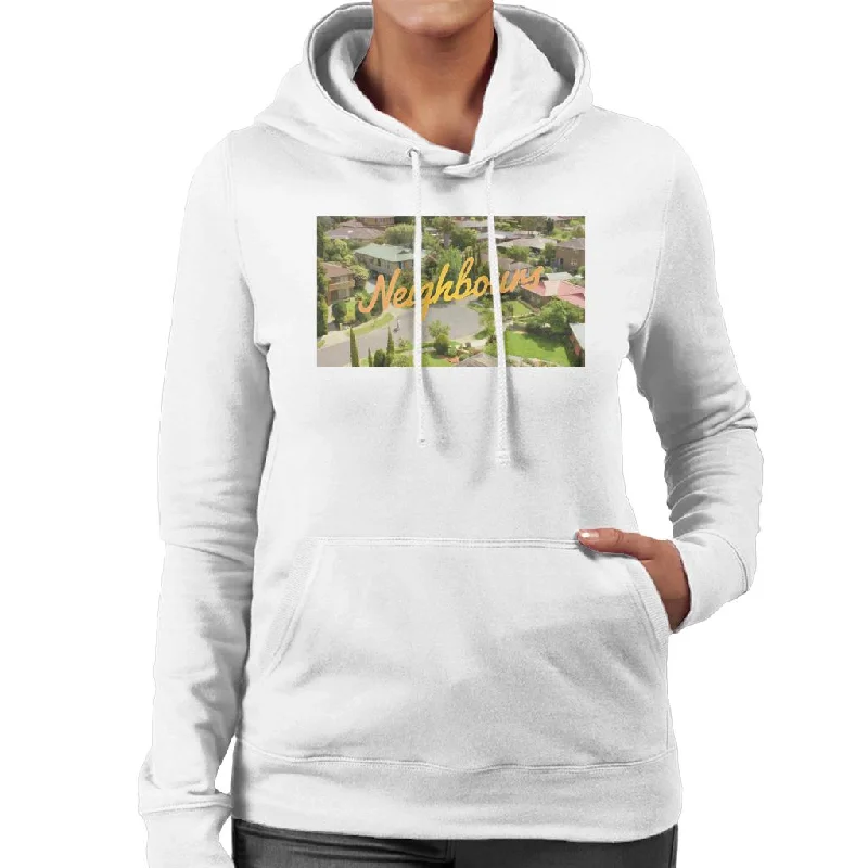 Neighbours Ramsay St Aerial Opening Women's Hooded Sweatshirt