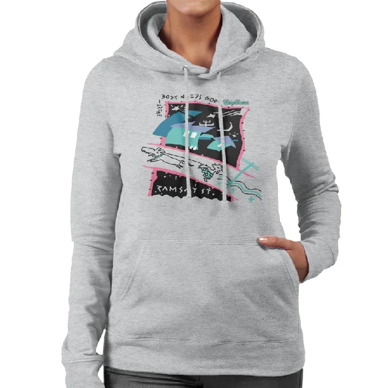 Neighbours Retro Montage Women's Hooded Sweatshirt