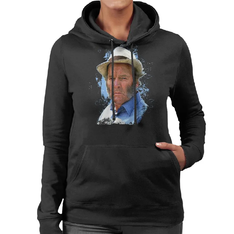 TV Times Amos Brealy Played By Ronald Magill Emmerdale Women's Hooded Sweatshirt