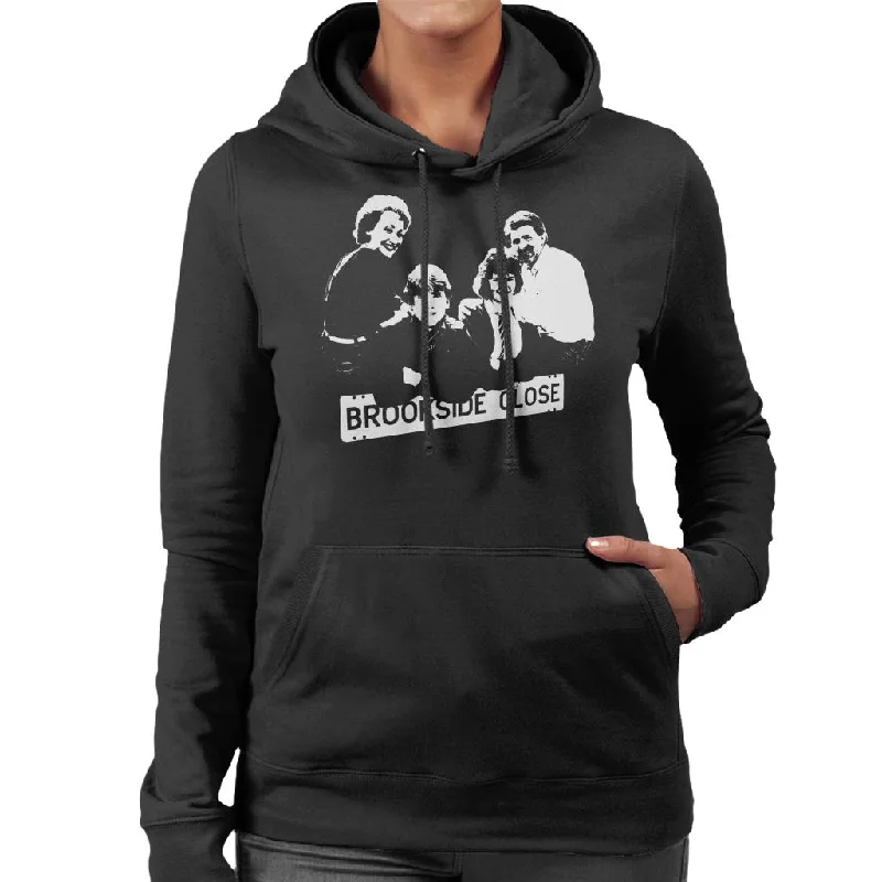 TV Times Brookside Cast 1985 Women's Hooded Sweatshirt