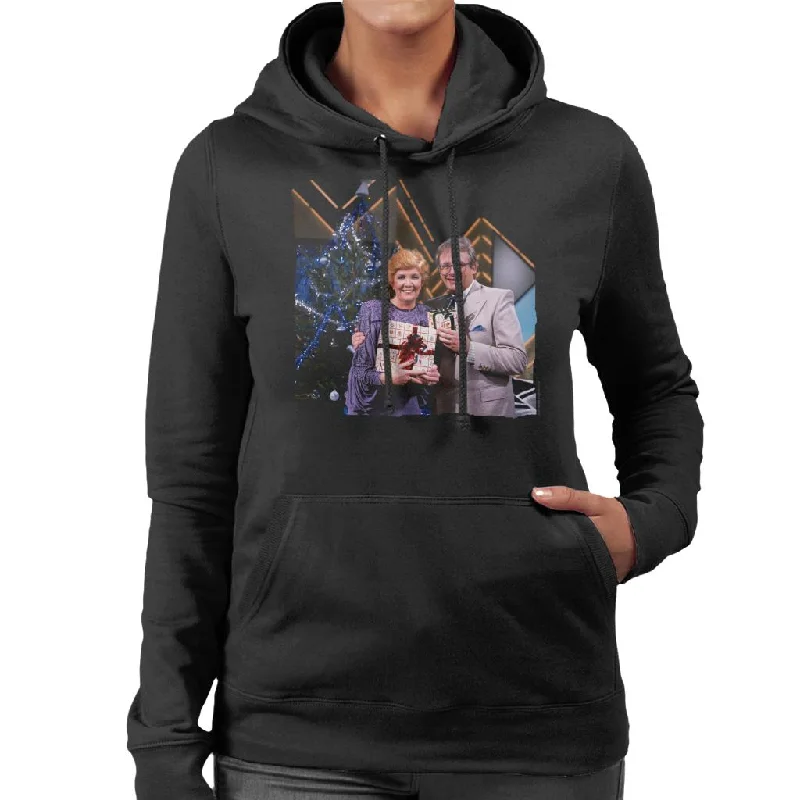 TV Times Cilla Black And Christopher Biggins Christmas 1984 Women's Hooded Sweatshirt