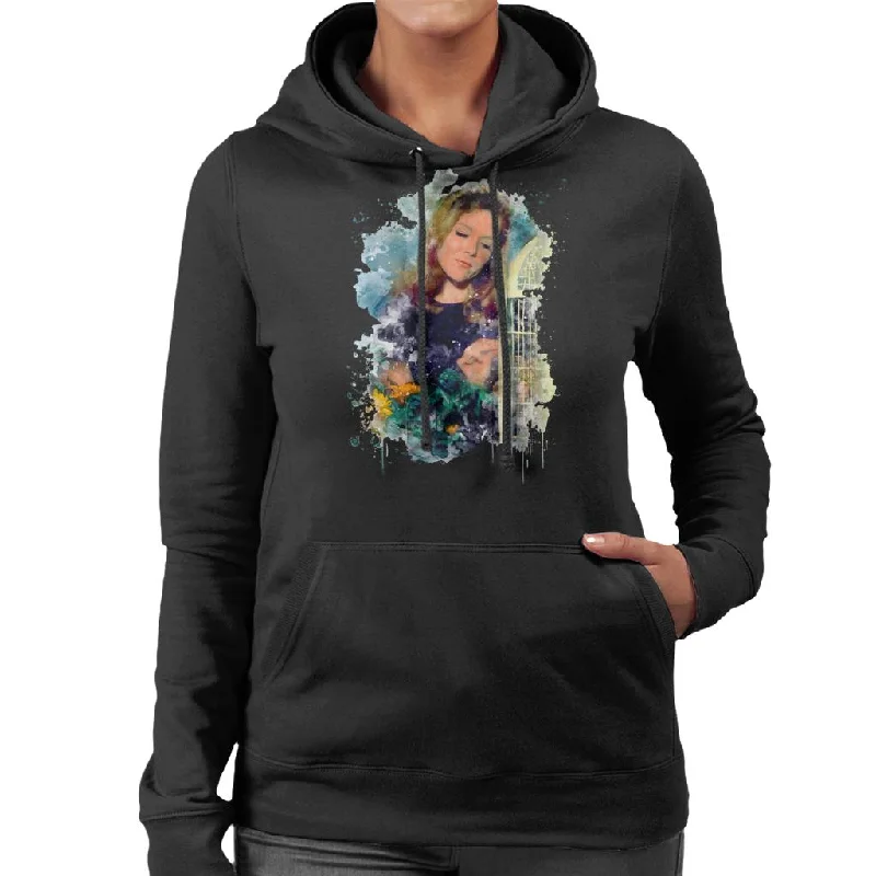 TV Times Diana Rigg On TV Show Married Alive Women's Hooded Sweatshirt