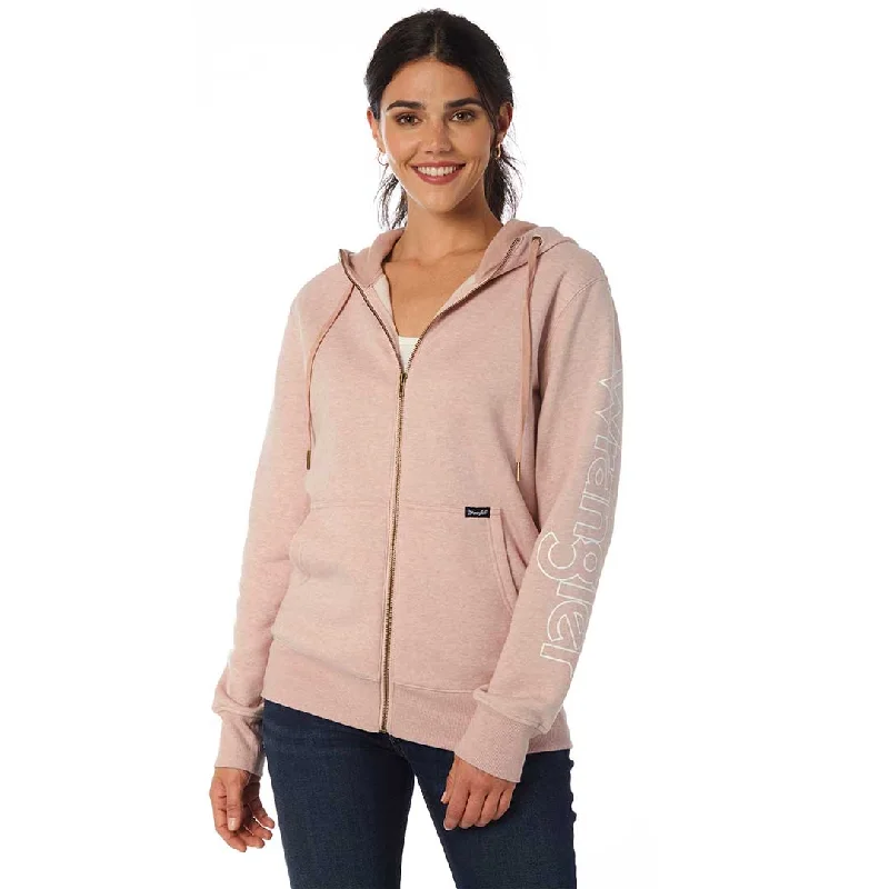 Wrangler Women's Retro Zip Front Logo Hoodie