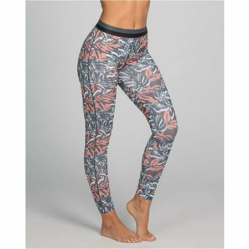 Active Branded Leggings-Tropical Print