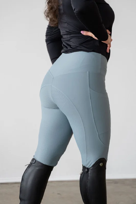 Stone Blue Define | Full Seat Leggings (XXL & 3XL Petite only) FINAL SALE