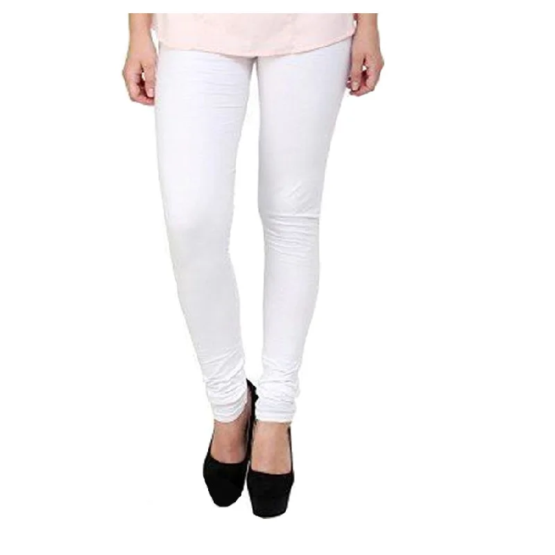 Elegant Solid Cotton Leggings