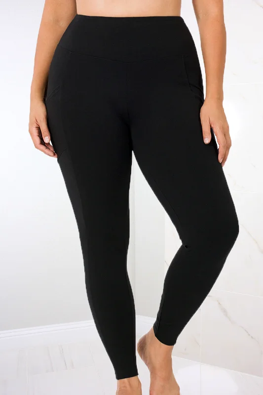 Jules Cotton Leggings | Black