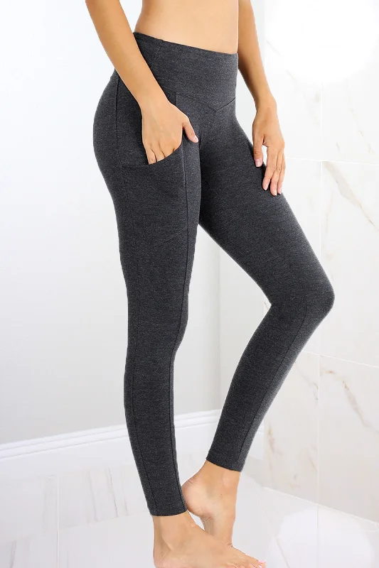 Jules Cotton Leggings | Charcoal