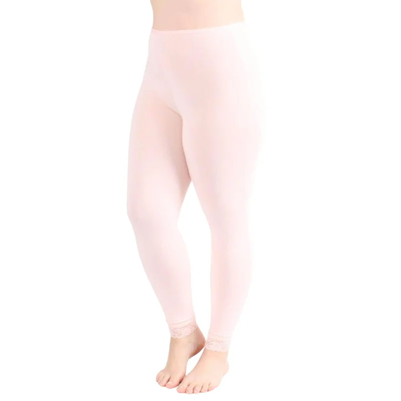 Modal Long Underwear Legging | Rose