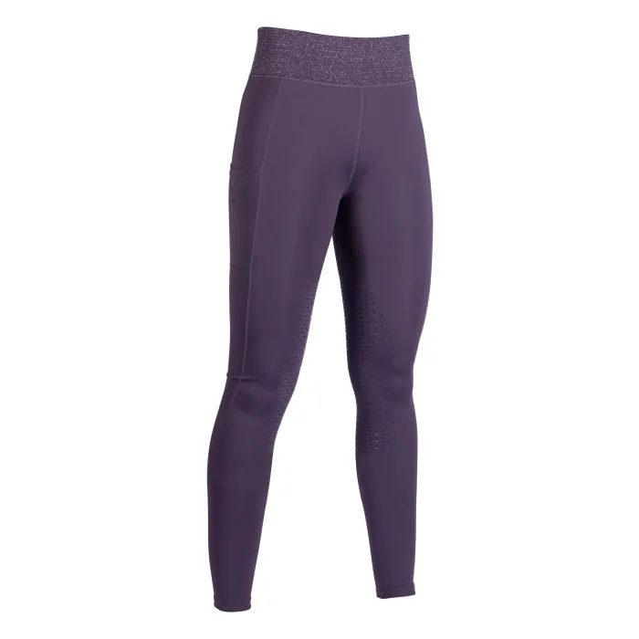 Women´s Riding Leggings Lavender Bay with Silicone Knee Grip