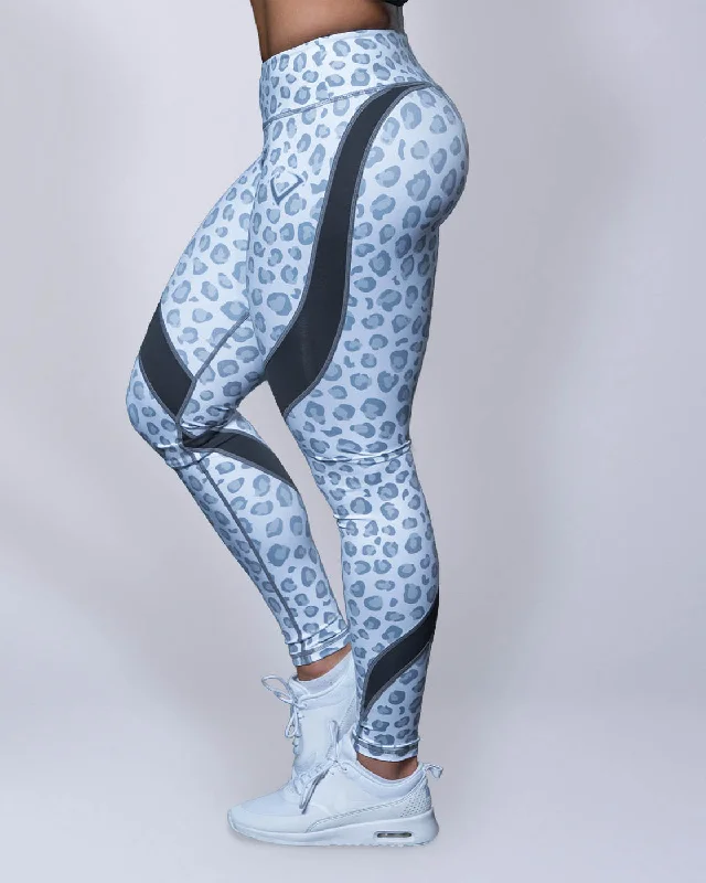 White Leopard Leggings