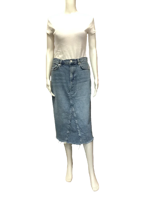 Rails Jean Skirt Blue  Midi Length Size 4/27