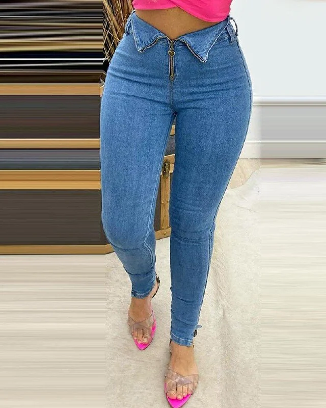 Fashion casual jeans with jeans