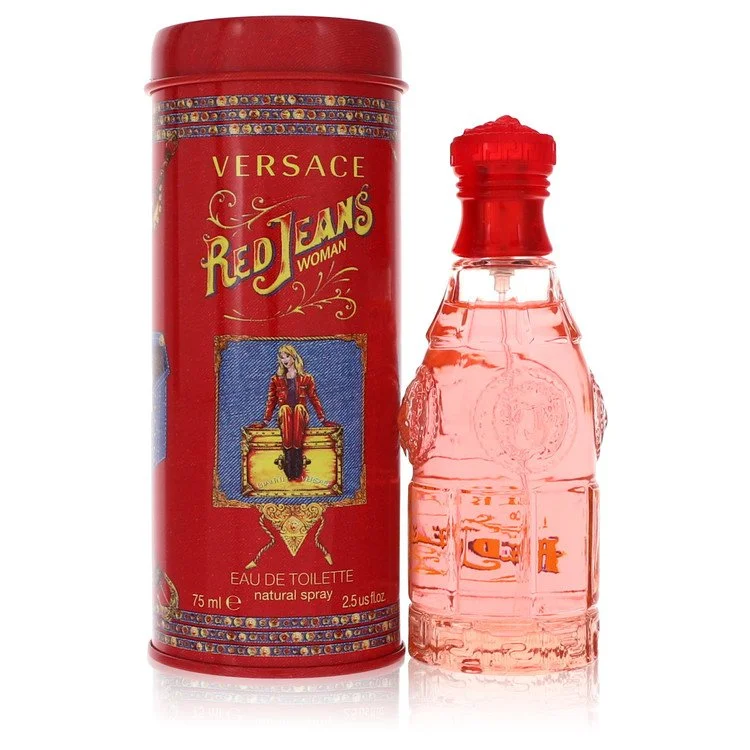 Red Jeans by Versace Eau De Toilette Spray 2.5 oz Women