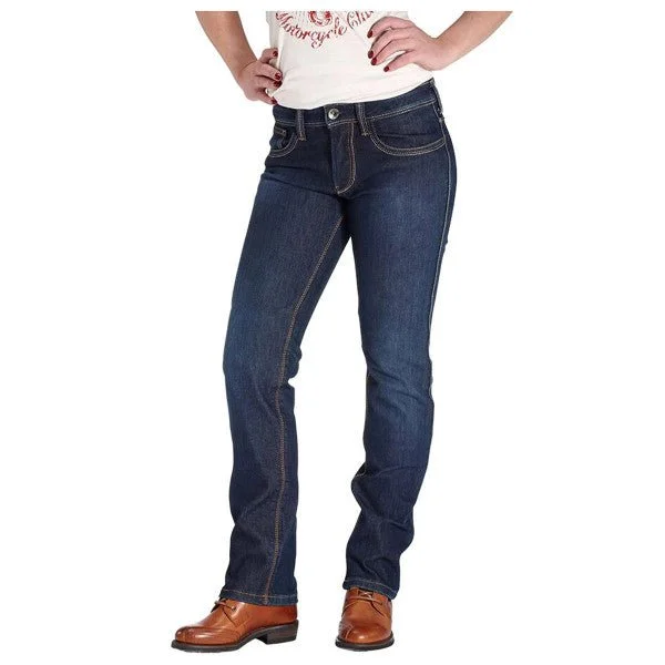 Rokker Revolution Womens Stretch Jeans in Blue