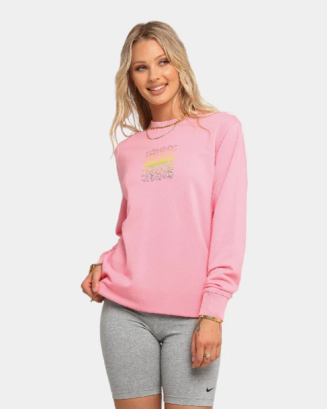 Tommy Jeans Light Crew Rosey Pink