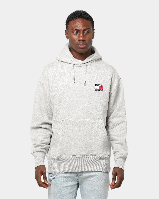 Tommy Jeans TJM Tommy Badge Hoodie Light Grey Heather