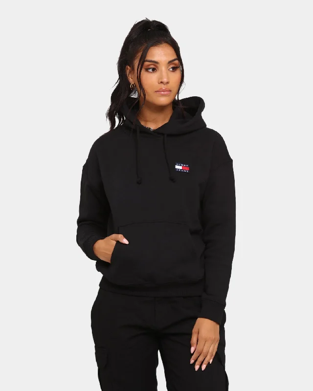 Tommy Jeans Women's Tommy Badge Hoodie Black