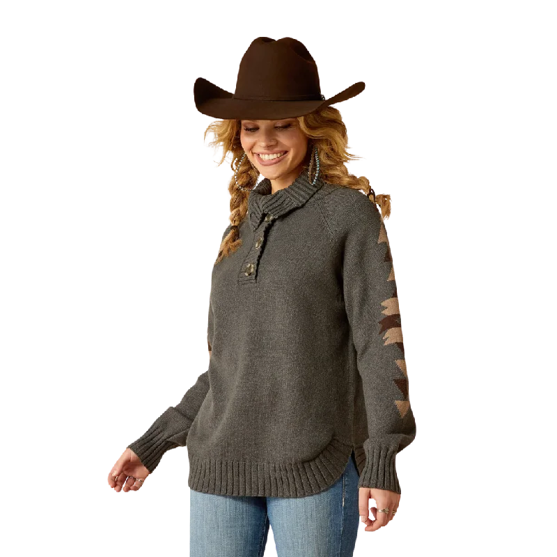 Ariat Women's Madison Heather Grey Sweater